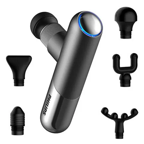 Máy Massage Mini Cầm Tay Philips PPM7501 - Thiết Bị Massage Chuyên Nghiệp, Công Suất 10kg với 6 Đầu Massage Siêu Nhẹ, Hỗ Trợ Thư Giãn Tích Cực