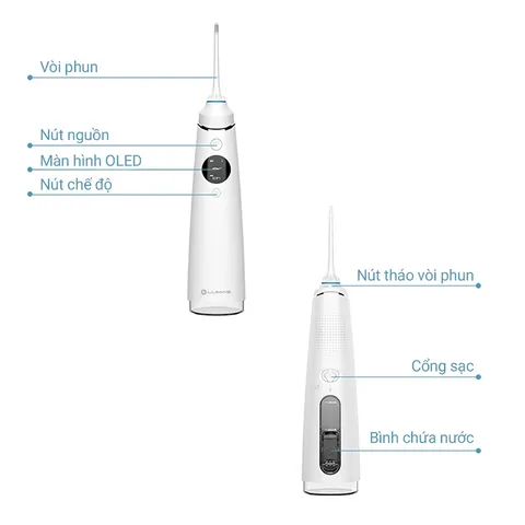 Máy tăm nước Lumias LWF-280W - Thiết bị chăm sóc răng miệng với 4 chế độ làm sạch và pin 1400mAh, tia nước 0.6mm hiệu quả