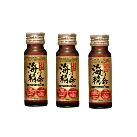 Nước Uống Premium Fucoidan Umi No Seimei - Hỗ Trợ Tăng Cường Sức Khỏe Từ Tảo Biển Okinawa - Hương Vị Thơm Ngon Dễ Dùng