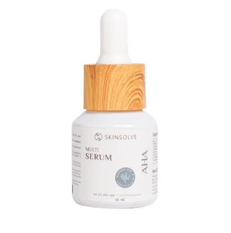 Serum Skinsolve Multi AHA - Tẩy Tế Bào Chết, Làm Sáng Da, Ngăn Mụn, 15ml - Chăm Sóc Da Khỏe Mạnh Hàng Ngày
