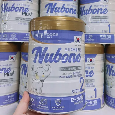 Sữa Bột Nubone Step 2 Đặc Biệt Cho Bé 1-3 Tuổi - Giúp Phát Triển Chiều Cao & Hệ Miễn Dịch Tốt - Hộp 750g
