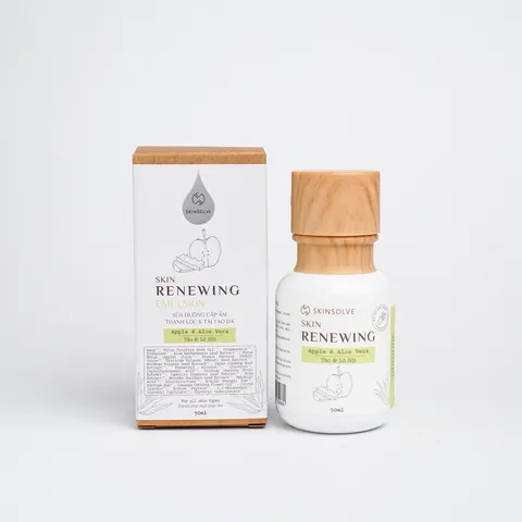 Sữa Dưỡng Da Skinsolve Skin Renewing Emulsion 50ml - Cấp Ẩm, Tái Tạo, Thanh Lọc Da Cho Da Dầu Thừa, Trẻ Hóa Da