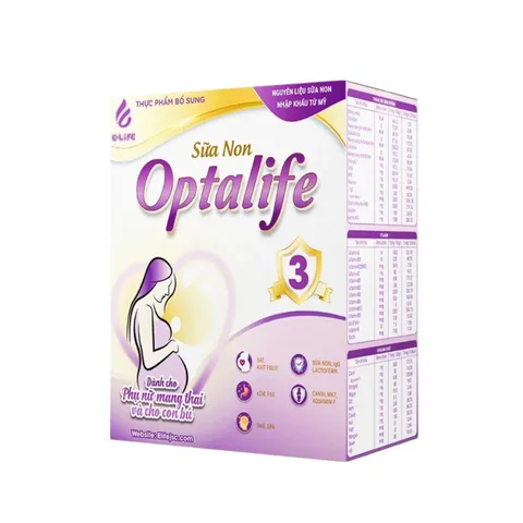 Sữa Non Optalife 3 cho Phụ Nữ Mang Thai và Cho Con Bú - Bổ Sung Dinh Dưỡng, Giàu Kháng Thể, Hỗ Trợ Sức Khỏe Mẹ và Bé
