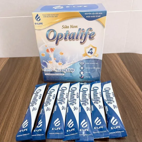 Sữa Non Optalife 4 - Bổ Sung Canxi, Hỗ Trợ Xương Khớp và Tăng Cường Miễn Dịch - Dinh Dưỡng Cho Người Trưởng Thành