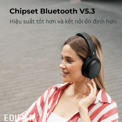 Tai nghe Bluetooth Edifier WH700NB chống ồn chủ động, âm thanh sống động 40mm, pin 68h, kết nối Bluetooth 5.3, thiết kế gọn nhẹ và bền chắc