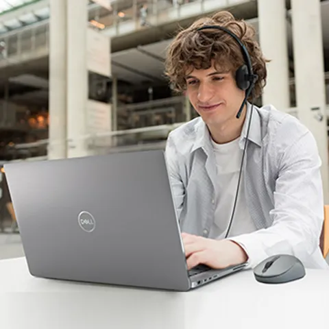 Tai nghe Dell WH1022 Stereo On-Ear có mic chống ồn xoay 270 độ - Âm thanh chất lượng cao, kết nối linh hoạt cho mọi thiết bị