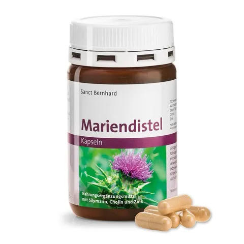 Viên uống hỗ trợ thải độc gan Sanct Bernhard Mariendistel - Tăng cường chức năng gan, hỗ trợ tiêu hóa, giúp cơ thể khỏe mạnh hơn.