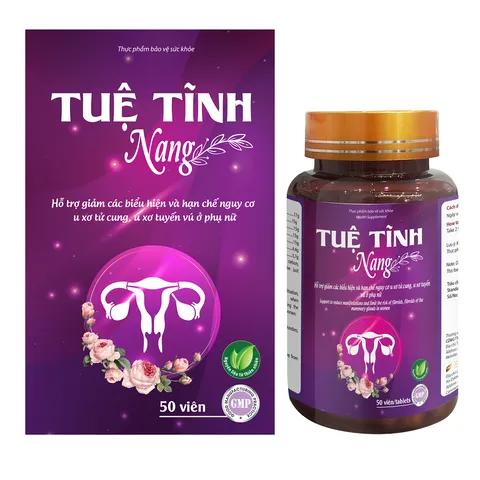 Viên uống Tuệ Tĩnh Nang 50 viên - Hỗ trợ sức khỏe phụ nữ, giảm nguy cơ u xơ tử cung, chiết xuất từ thảo mộc tự nhiên.
