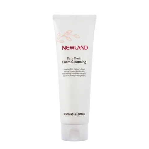 Sữa Rửa Mặt Newland Pure Magic Foam Cleansing 180ml - Sạch Nhẹ Nhàng, Cân Bằng Độ pH cho Da Nhạy Cảm