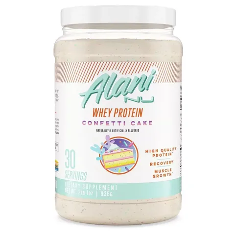 Alani Nu Hydrolyzed Whey Protein - Hỗ Trợ Tăng Cơ 23g Protein, Hương Vị Munchies, Fruity Cereal, Frosted Flurry, Confetti Cake