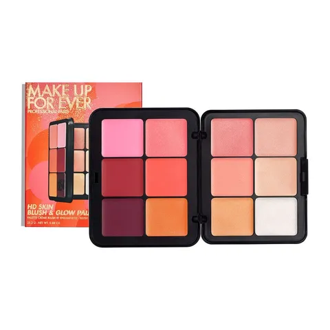 Bảng Má Hồng & Highlighter HD Skin Blush & Glow Cream Palette - Phấn Trang Điểm Dạng Kem Rạng Rỡ, Tự Nhiên & Dễ Sử Dụng