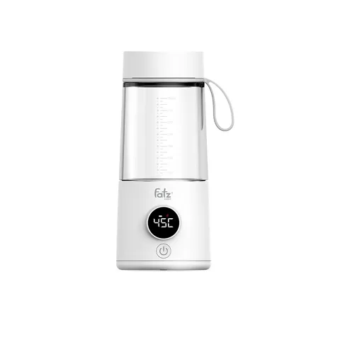 Bình Hâm Nước Pha Sữa Fatzbaby Mini Smart 10 FB3803FD - Thiết Kế Nhỏ Gọn, Giữ Nhiệt Độ 37-72°C, Pin Sạc Tiện Lợi, Dung Tích 350ml