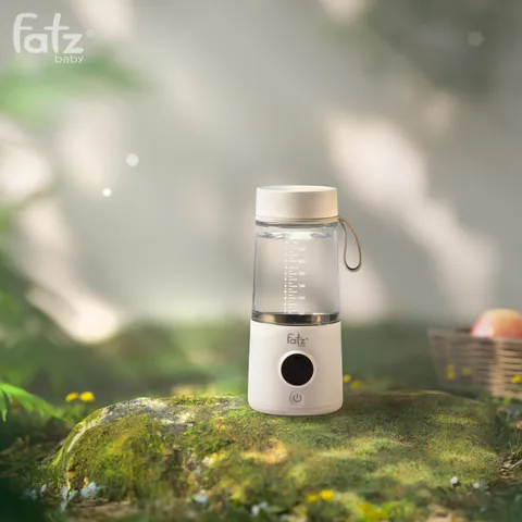 Bình Hâm Nước Pha Sữa Fatzbaby Mini Smart 10 FB3803FD - Thiết Kế Nhỏ Gọn, Giữ Nhiệt Độ 37-72°C, Pin Sạc Tiện Lợi, Dung Tích 350ml