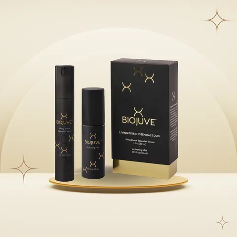 Bộ đôi serum trẻ hóa da Biojuve Living Biome Essentials Duo - Tăng cường vi sinh vật, phục hồi và dưỡng ẩm cho mọi loại da
