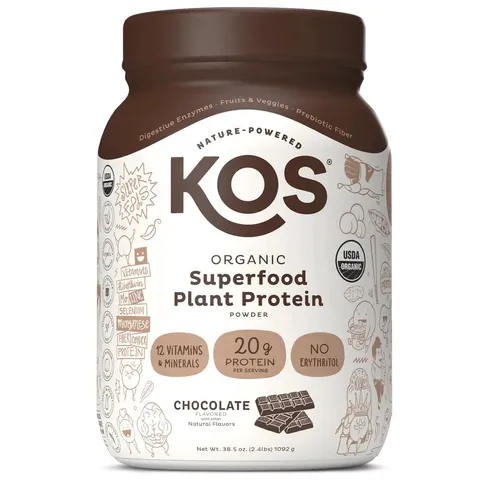 Bột Protein Hữu Cơ KOS Organic Superfood - Thực Phẩm Bổ Sung Protein Thực Vật Khỏe Mạnh, Dinh Dưỡng Cho Người Tập Luyện 1064g, 1092g