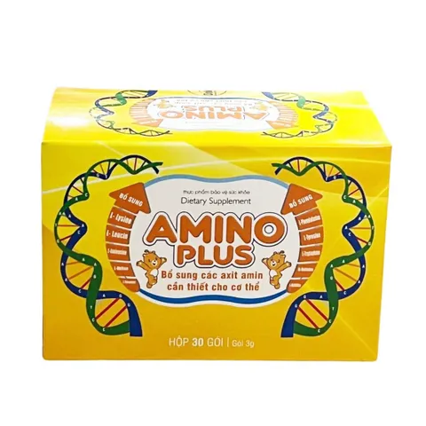 Cốm Dinh Dưỡng Amino Plus Tăng Cường Đề Kháng - Giúp Khỏe Mạnh Cho Trẻ Em và Người Lớn, Hộp 30 Gói
