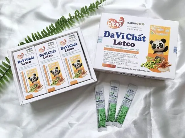 Đa Vi Chất Letco Tăng Cường Đề Kháng Cho Trẻ - Hỗ Trợ Tiêu Hóa, Sức Khỏe Tối Ưu, Dành Cho Trẻ Từ 1 Tuổi Trở Lên - 3 Hộp Nhỏ 8 Gói 10ml