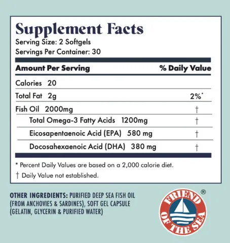 Dầu cá Men's Fish Oil 2000mg Fullwell - Thực phẩm chức năng hỗ trợ sức khỏe nam giới, 60 viên bổ sung Omega-3 cao cấp