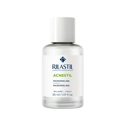 Dung dịch tẩy da chết Rilastil Acnestil Micropeeling cho da dầu và da mụn - Làm sáng da, giảm mụn và làm mờ thâm hiệu quả