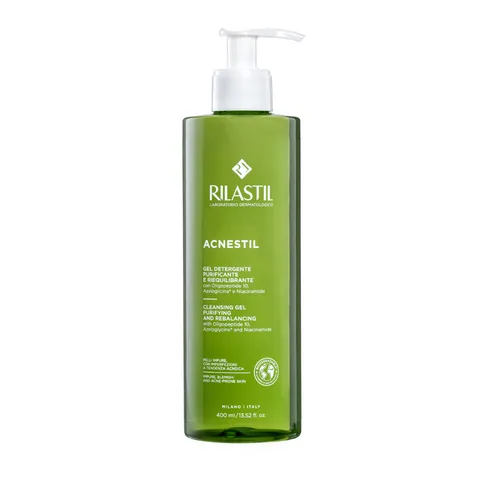 Gel Rửa Mặt Dành Cho Da Mụn Rilastil Acnestil Cleansing Gel 200ml - Làm Sạch Sâu, Kiểm Soát Dầu, Giảm Mụn, Dịu Da