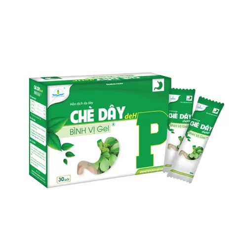 Gel Uống Chè Dây deHP Hỗ Trợ Giảm Đầy Hơi, Khó Tiêu - Sản Phẩm Thiên Nhiên Dễ Dùng Cho Dạ Dày Khỏe Mạnh