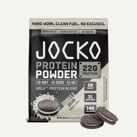 Bột Protein Jocko Fuel Mölk Hỗ Trợ Tăng Cơ 2.2lbs - Nguồn Năng Lượng Dồi Dào, Không Gây Đầy Bụng, Thích Hợp Cho Tập Luyện Thể Hình