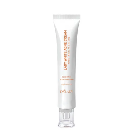 Kem chấm mụn Dr.Lady Lady White - Giảm viêm, làm dịu da, ngăn ngừa mụn, 10g - Sản phẩm chăm sóc da hiệu quả cho làn da mụn