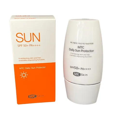 Kem Chống Nắng MTC Daily Sun Protector SPF50+ - Bảo Vệ Da Tối Đa, Kiểm Soát Dầu, Nâng Tone Tươi Tắn Suốt Ngày