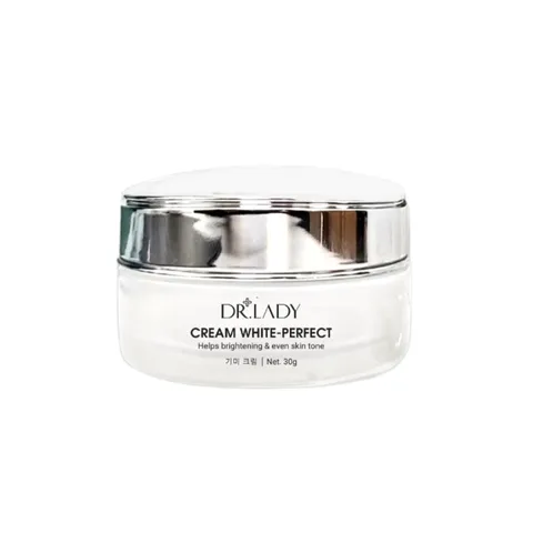 Kem Dr.Lady Cream White Perfect - Kem Trị Nám, Sạm Da với Niacinamide và Arbutin - Dưỡng Ẩm, Làm Sáng Da 30g