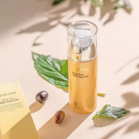 Kem Dưỡng Ẩm Ban Đêm Newland Moist Pure Night Aqua Gel 95ml - Tái Tạo Da, Dưỡng Ẩm Sâu, Làn Da Tươi Tắn