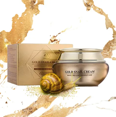 Kem Dưỡng Ốc Sên Vàng 24K Gold Snail Cream Trẻ Hóa Da - Chống Oxy Hóa, Cung Cấp Độ Ẩm, Phục Hồi Da Tổn Thương