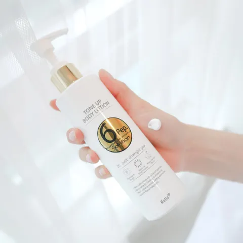 Kem Dưỡng Thể Trắng Da Nella Tone-up Body Lotion 6 Pep Solution - Lọ 245ml, Giúp Sáng Da, Dưỡng Ẩm Tự Nhiên, Hàn Quốc