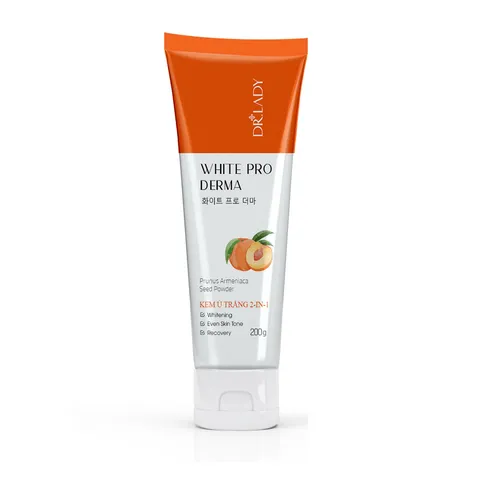 Kem ủ trắng body 2in1 White Pro Derma Dr.Lady - Giúp trắng da, tẩy tế bào chết và dưỡng ẩm hiệu quả cho tất cả loại da 200g