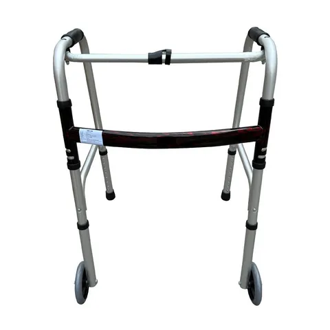 Khung Tập Đi Oromi FBL815202 Có Bánh Xe - Giúp Di Chuyển Dễ Dàng Cho Người Già, Phục Hồi Chức Năng, Chất Liệu Nhôm Bền Nhẹ