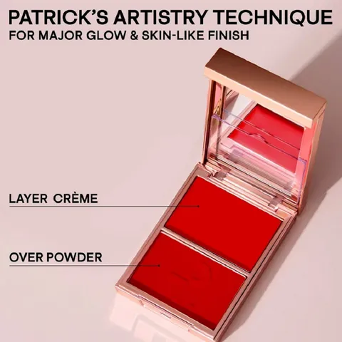 Má hồng Patrick Ta Take Cream & Powder Blush Duo 