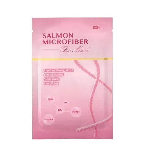 Mặt Nạ Tế Bào Gốc Salmon Microfiber MTC Skin - Phục Hồi & Dưỡng Da, Chống Lão Hóa, Cấp Nước, 10 Miếng