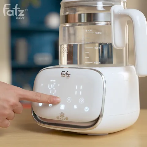 Máy Đun và Hâm Nước Pha Sữa Điện Tử Fatzbaby Quick S1 - Siêu êm, Chức Năng Trà Thơm, Dung Tích 1.2L, Bảo Vệ Quá Nhiệt
