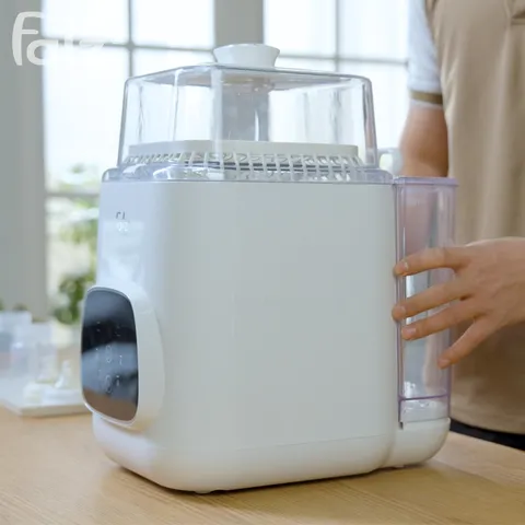 Máy Rửa và Tiệt Trùng Bình Sữa Đa Năng Fatzbaby Cleanmax 2 FB8802MZ - Tiết Kiệm Thời Gian, Khử Khuẩn 99.9% cho Bé Yêu
