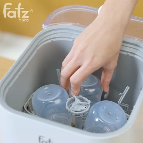 Máy Rửa và Tiệt Trùng Bình Sữa Đa Năng Fatzbaby Cleanmax 2 FB8802MZ - Tiết Kiệm Thời Gian, Khử Khuẩn 99.9% cho Bé Yêu