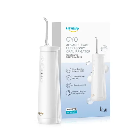 Máy Tăm Nước Usmile CY0 - 4 Chế Độ Làm Sạch, Công Nghệ Sóng Siêu Âm, Bảo Vệ Nướu, Tiện Dụng Mang Theo, Pin 90 Ngày
