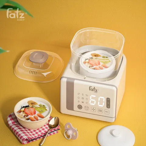 Máy Tiệt Trùng Sấy Khô Nấu Cháo và Hâm Sữa Fatzbaby Captain 3 FB4326SL - Thiết Bị Đa Năng An Toàn Cho Bé