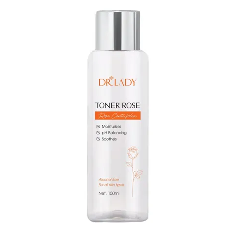 Nước Hoa Hồng Dr.Lady Toner Rose 150ml - Dưỡng ẩm, Se Khít Lỗ Chân Lông, Phục Hồi Da Cho Mọi Loại Da
