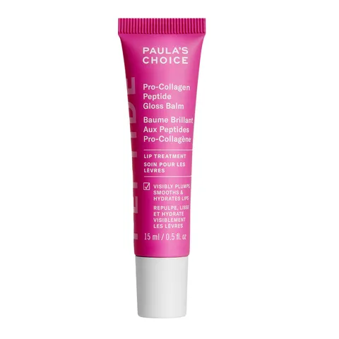 Son Dưỡng Paula’s Choice Pro-Collagen Peptide Gloss Balm - Dưỡng Ẩm Môi, Giảm Nếp Nhăn, Màu Hồng Phấn Tươi Tắn 15ml