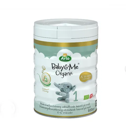 Sữa Bột Arla Baby&Me A2 Organic S1 - Dành Cho Trẻ 0-6 Tháng Tuổi, Chất Liệu Hữu Cơ Dễ Tiêu Hóa, 600g
