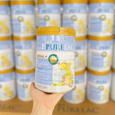 Sữa Bột Purelac Số 2 800g Dinh Dưỡng Cho Bé 6-12 Tháng - Hỗ Trợ Phát Triển Thể Chất và Trí Não Khỏe Mạnh