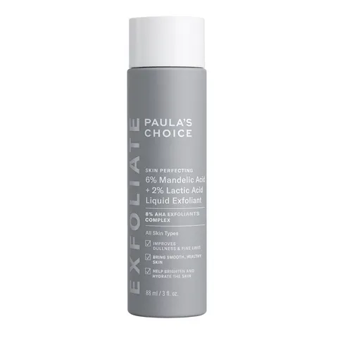 Tẩy Da Chết Paula's Choice 6% Mandelic Acid + 2% Lactic Acid - Cải Thiện Kết Cấu Da, Làm Mịn, Tươi Trẻ - 88ml