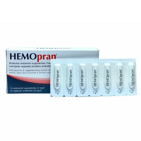 Viên đặt Hemopran Ekuberg Pharma - Hỗ trợ giảm sưng viêm và đau rát do trĩ - Giải pháp tự nhiên cho sức khỏe hậu môn