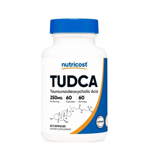 Viên Uống Bổ Gan NutriCost TUDCA 250mg - Hỗ Trợ Tăng Cường Chức Năng Gan, Thải Độc, Giảm Nóng Trong, Lọ 60 Viên