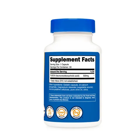 Viên Uống Bổ Gan NutriCost TUDCA 250mg - Hỗ Trợ Tăng Cường Chức Năng Gan, Thải Độc, Giảm Nóng Trong, Lọ 60 Viên