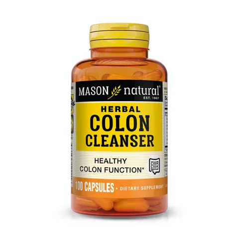 Viên uống hỗ trợ đại tràng Mason Natural Colon Herbal Cleanser - Giải pháp tự nhiên cho sức khỏe đường ruột và giảm táo bón 100 viên